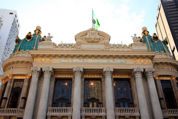 Théâtre Municipal de Rio de Janeiro lors d’une visite guidée
